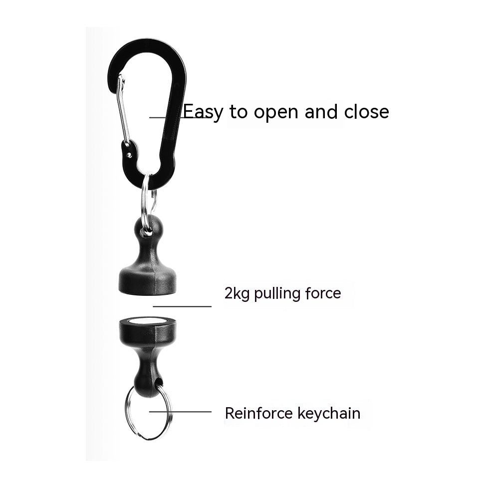 Strong Magnetic Steel Wire Connecting Rope For Fishing Rod Fishing Tool Anti-stripping Safety Rope