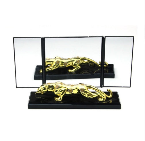 Car sun visor makeup mirror Car interior mirror Car stainless steel thin sun visor decoration