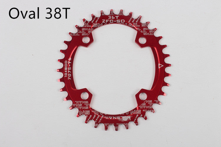 Cross-Border Snail Positive And Negative Tooth Disc 96-104Bcd Mountain Bike Disc Oval Disc