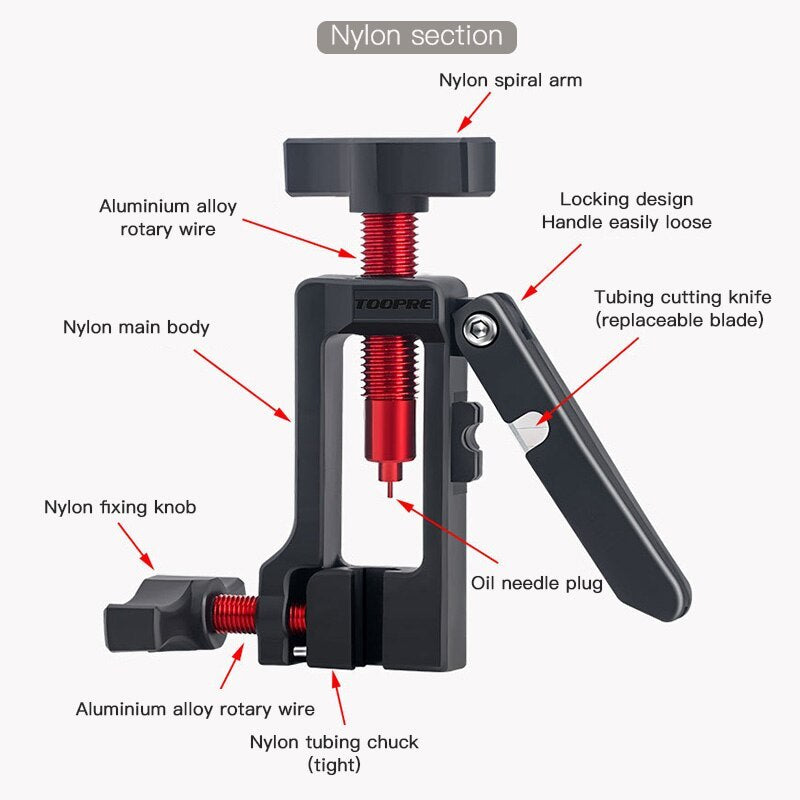 Bicycle Oil Needle Installation Tool Oil Disc Five Wire Insertion Ejector