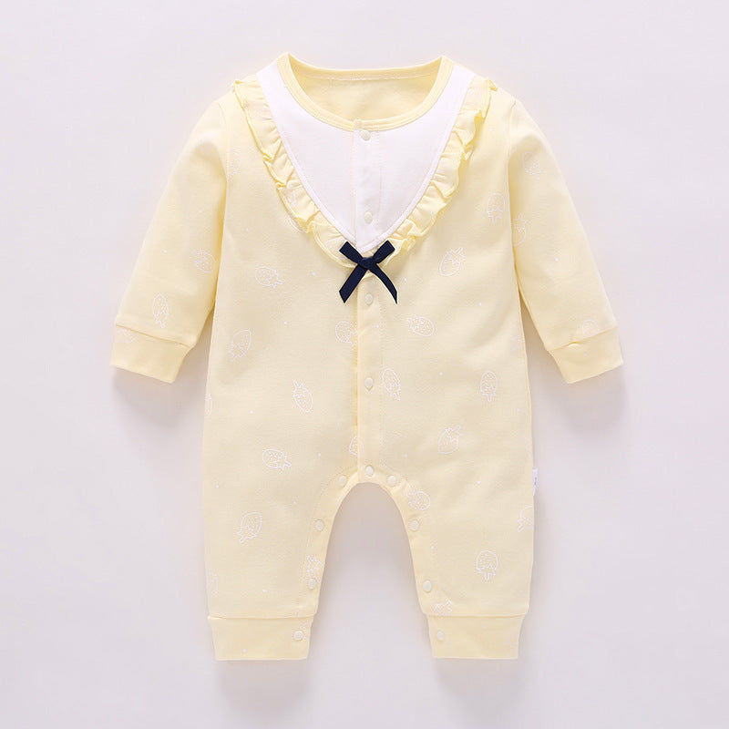 Baby autumn princess spring and autumn jumpsuit