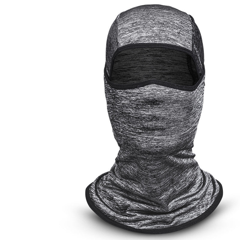 Winter warm hooded male bike riding mask