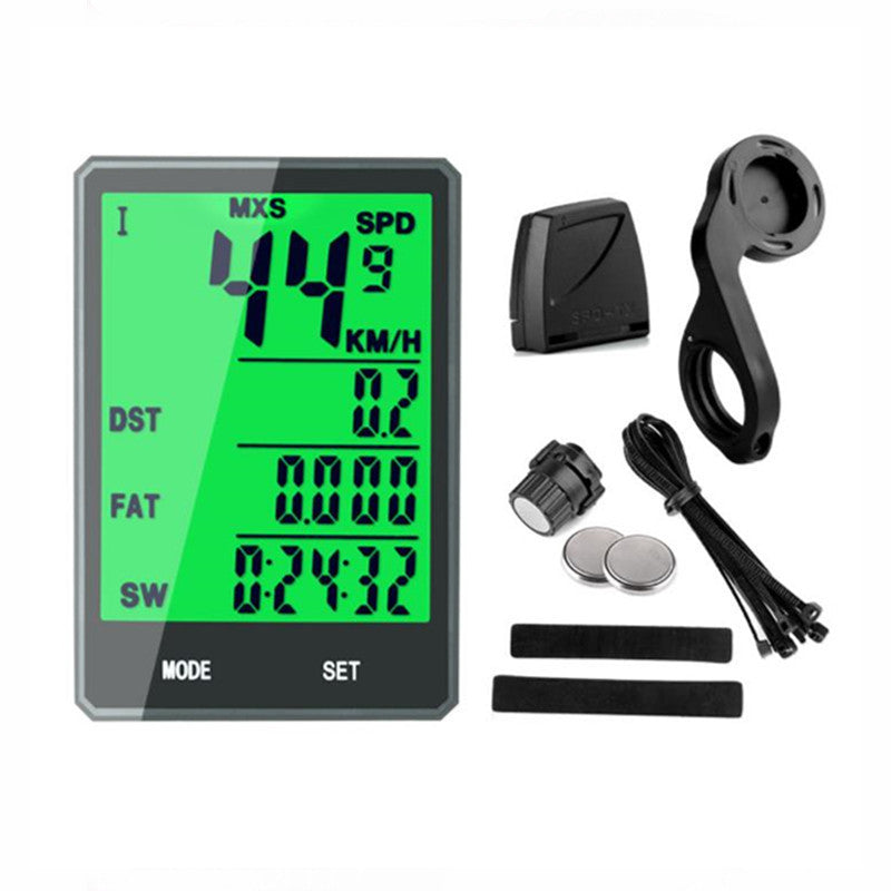 Waterproof odometer riding stopwatch