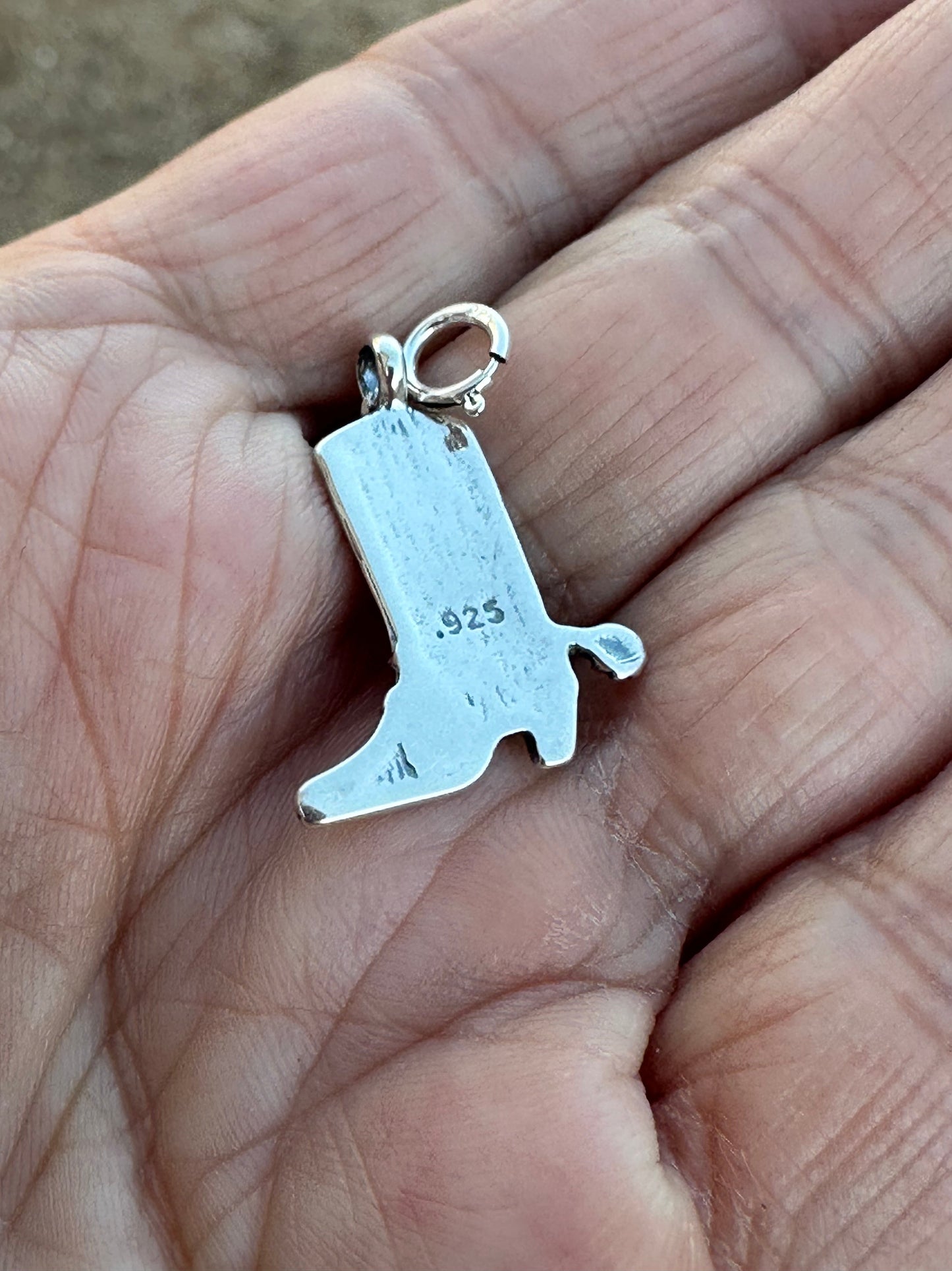 Handcrafted Sterling Silver Spur Me Up Charm