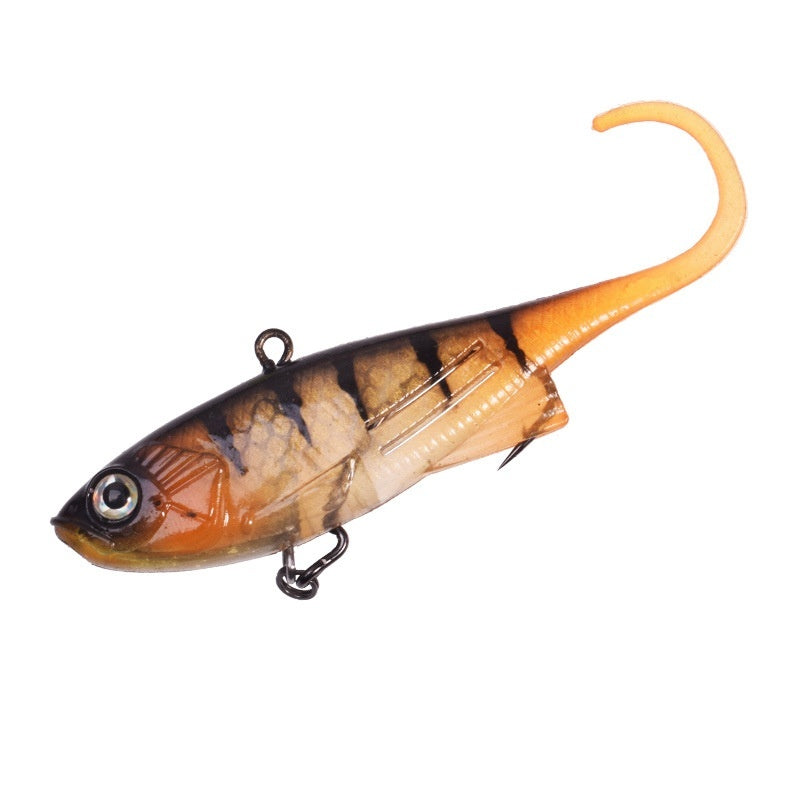 Metal Wire Head Silicone Soft Bait