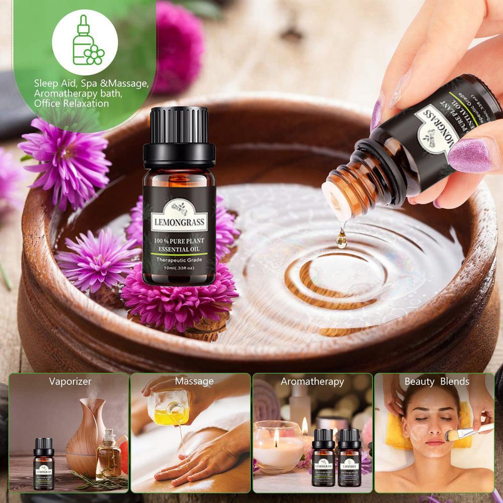 Single Essential Oil Set 10ml Single Essential Oil Plant Aroma Tea Tree