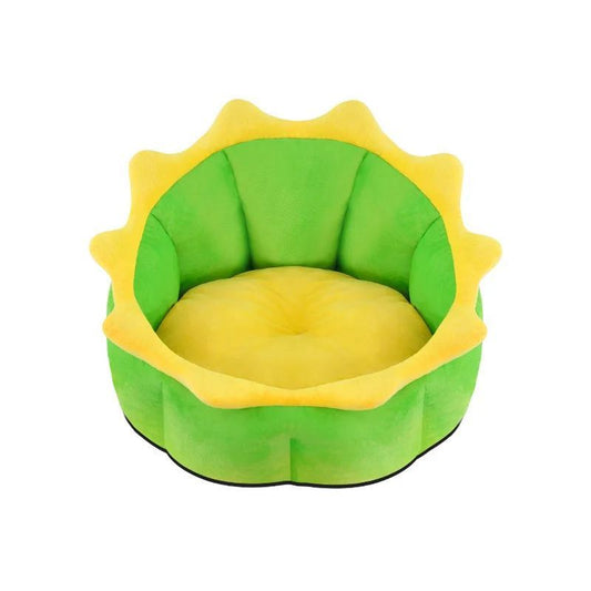 New Dinosaur Cat Soft Comfortable Winter Warmth Large, Medium And Small Dog Teddy Gold Haired Pet Products Nest Bed House