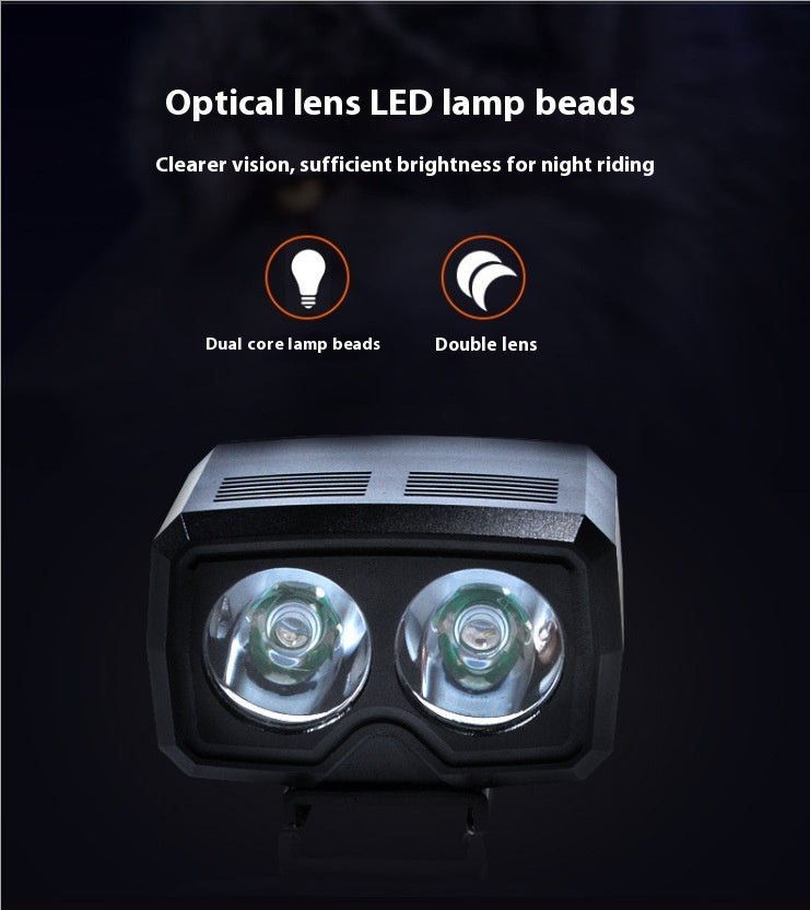 Bicycle Light LED Bead Mountain Bike USB Charging