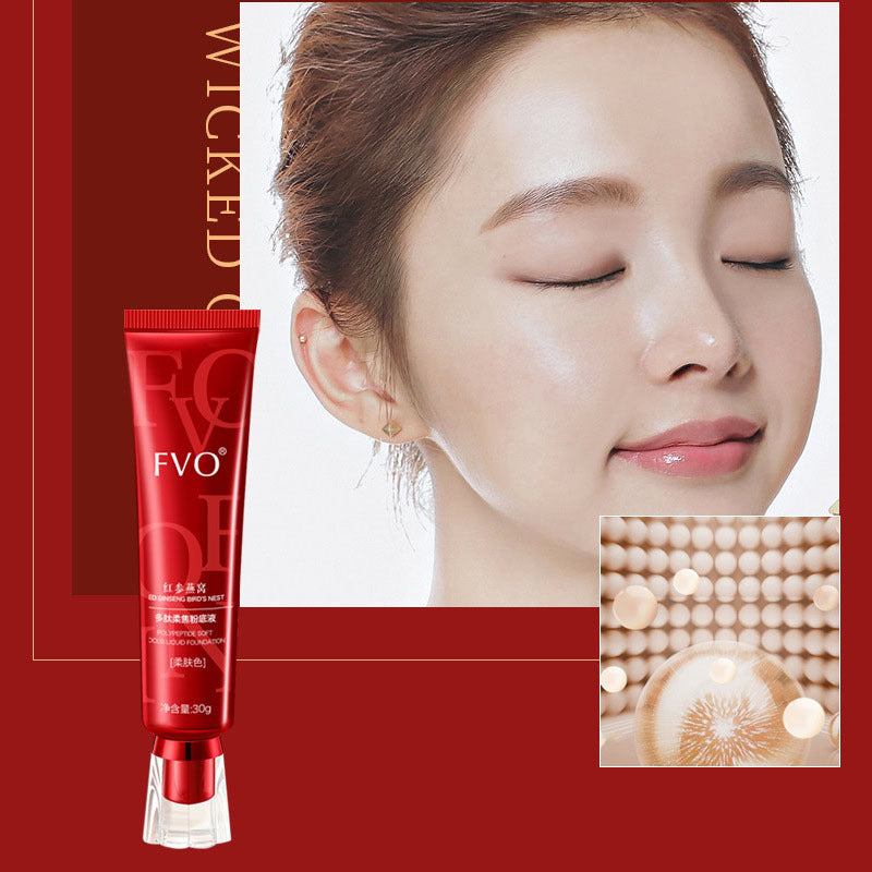 Polypeptide Skin Nourishing Liquid Foundation Can Control Oil For A Long Time