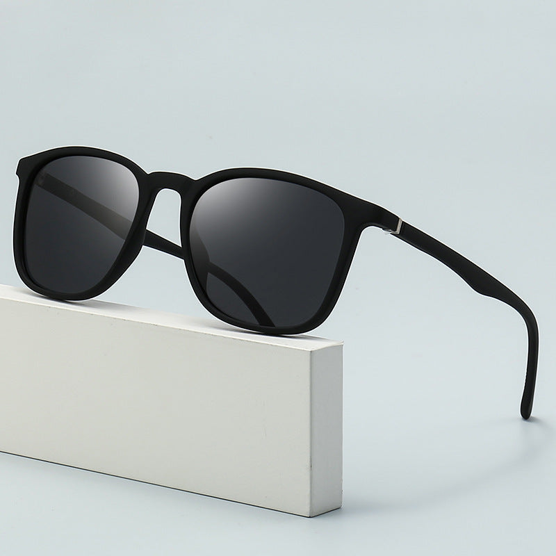 Men's Elastic Paint Surface Spectacle Foot Polarized Sunglasses