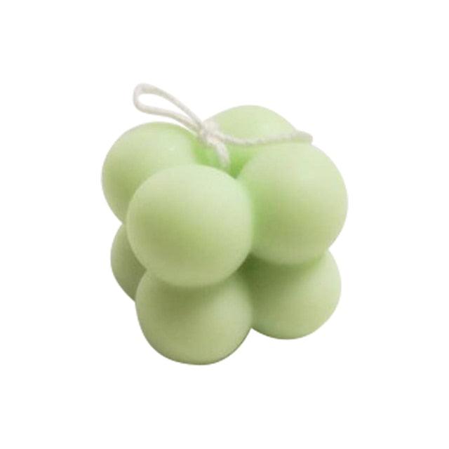 1pc Cube Wax Geometry Candle Soy Wax Candles Beautiful Art Candle Present Statue Scented Candles Decoration for Wedding Home Decor Candle Shaped Candles Wax Smokeless Oil Aromatherapy Candle For Christmas Wedding Home Decor