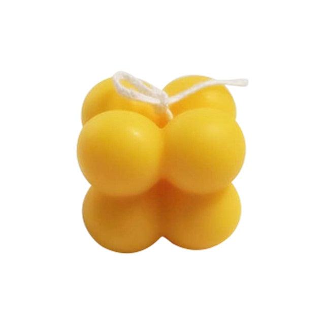 1pc Cube Wax Geometry Candle Soy Wax Candles Beautiful Art Candle Present Statue Scented Candles Decoration for Wedding Home Decor Candle Shaped Candles Wax Smokeless Oil Aromatherapy Candle For Christmas Wedding Home Decor
