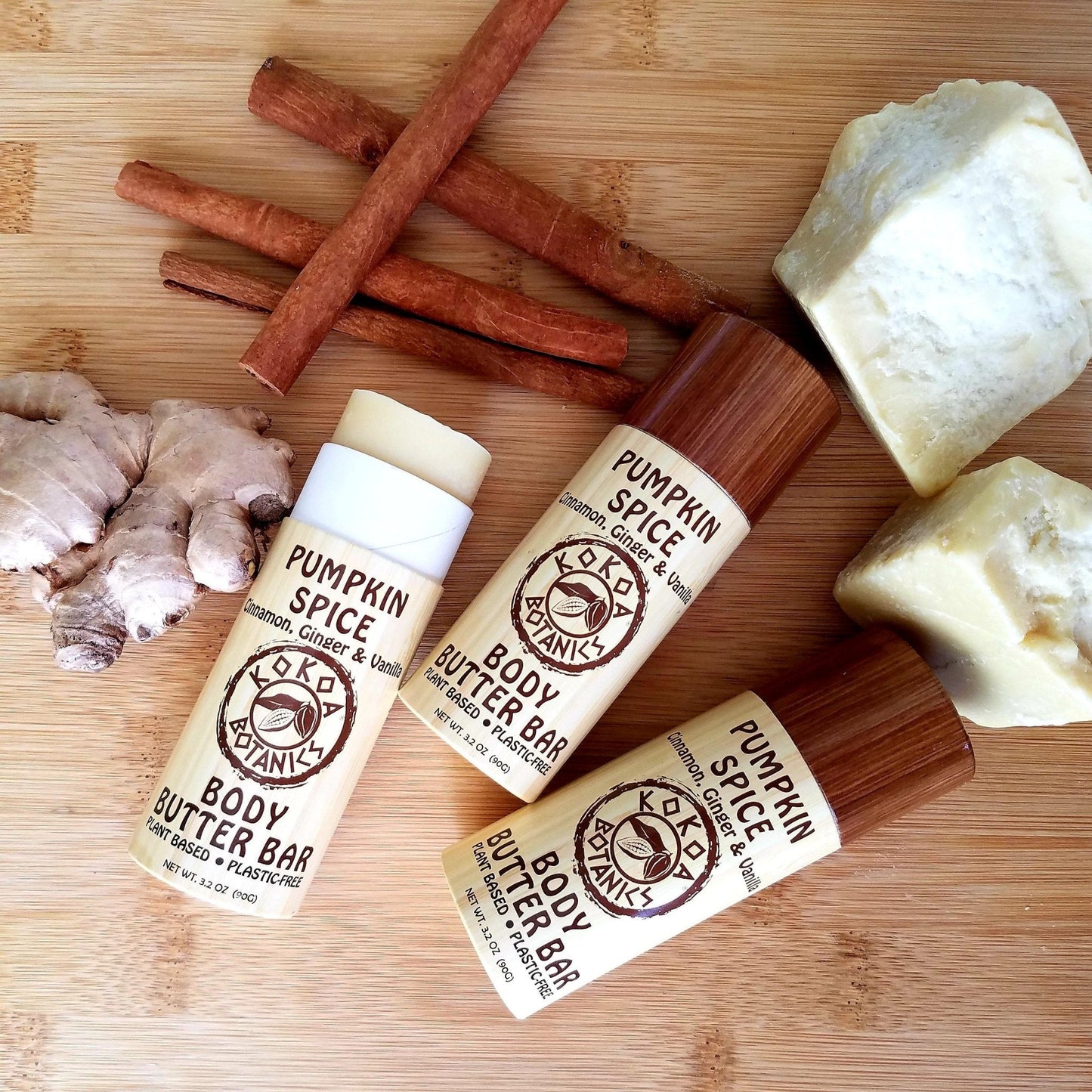 PUMPKIN SPICE - Lotion Bar - Body Butter - Hand and Foot Balm - Plastic-free