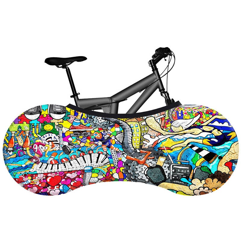 Bicycle dust and sun protection tire cover