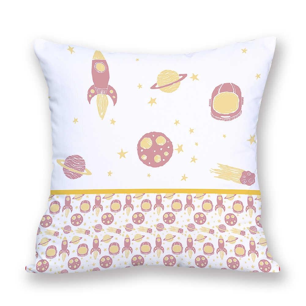 2021 New Space Home Pillow Universe Sun Planet Pillows Decorative Throw Pillow Cover Universe Outer Space Planets Star Pillow Case Pillow Cushion Covers Decorative Pillow Spaceship Cover