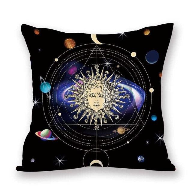 2021 New Space Home Pillow Universe Sun Planet Pillows Decorative Throw Pillow Cover Universe Outer Space Planets Star Pillow Case Pillow Cushion Covers Decorative Pillow Spaceship Cover