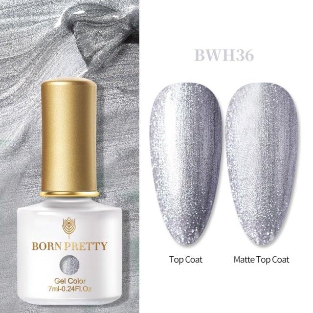 2021 New Womens Colorful Nail Gel Polish Modern Glitter Pink Purple UV Diamond Stylish Design Nail Colors Gel