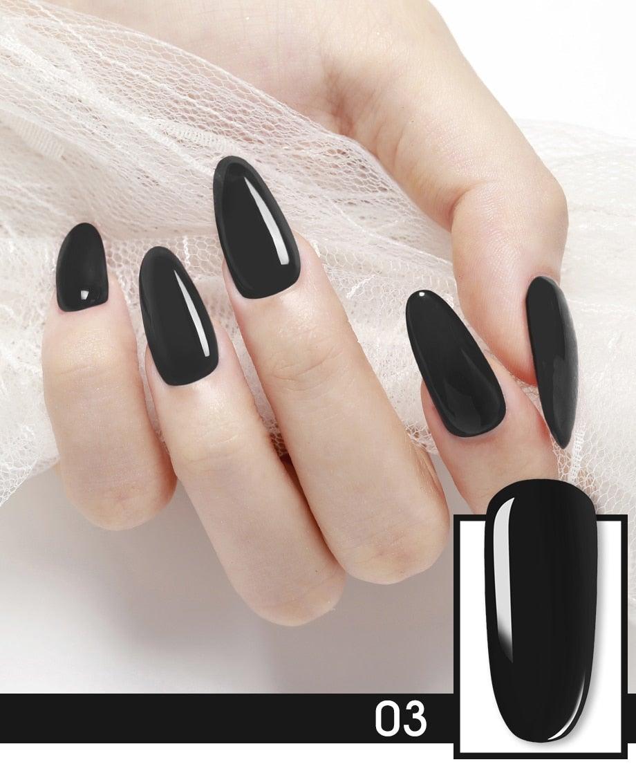 2022 New UV Glossy Nail Gel Polish Hybrid Permanent Manicure Design Luxury Colorful Effect For Women and Girls