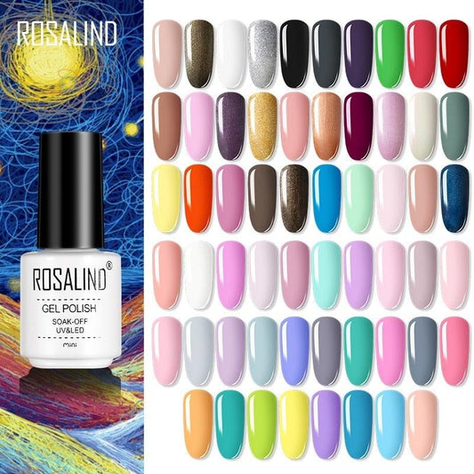 2022 New UV Glossy Nail Gel Polish Hybrid Permanent Manicure Design Luxury Colorful Effect For Women and Girls