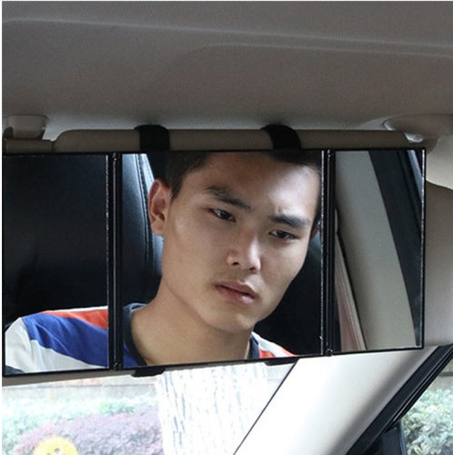 Car sun visor makeup mirror Car interior mirror Car stainless steel thin sun visor decoration