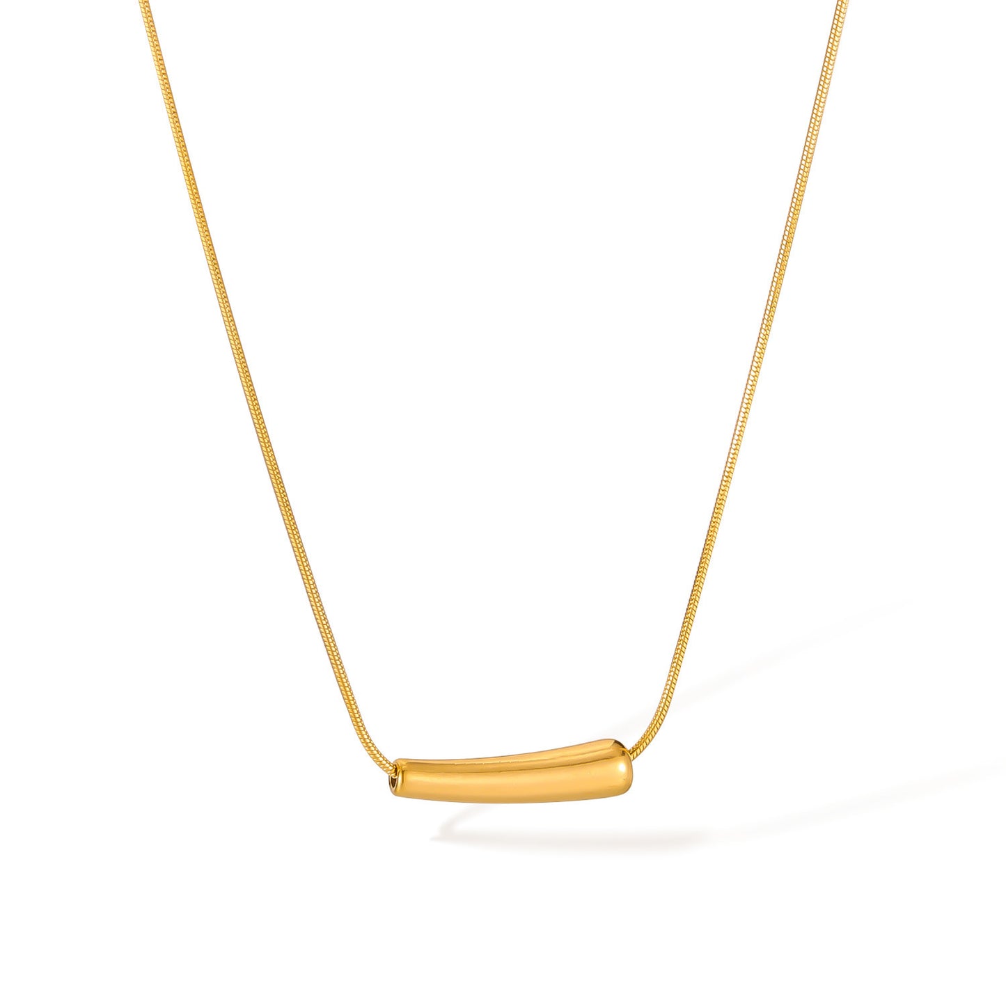 Women's Stainless Steel Geometric Gold-plated Necklace