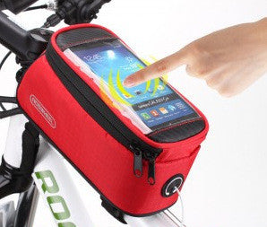 Saddle bag on bicycle