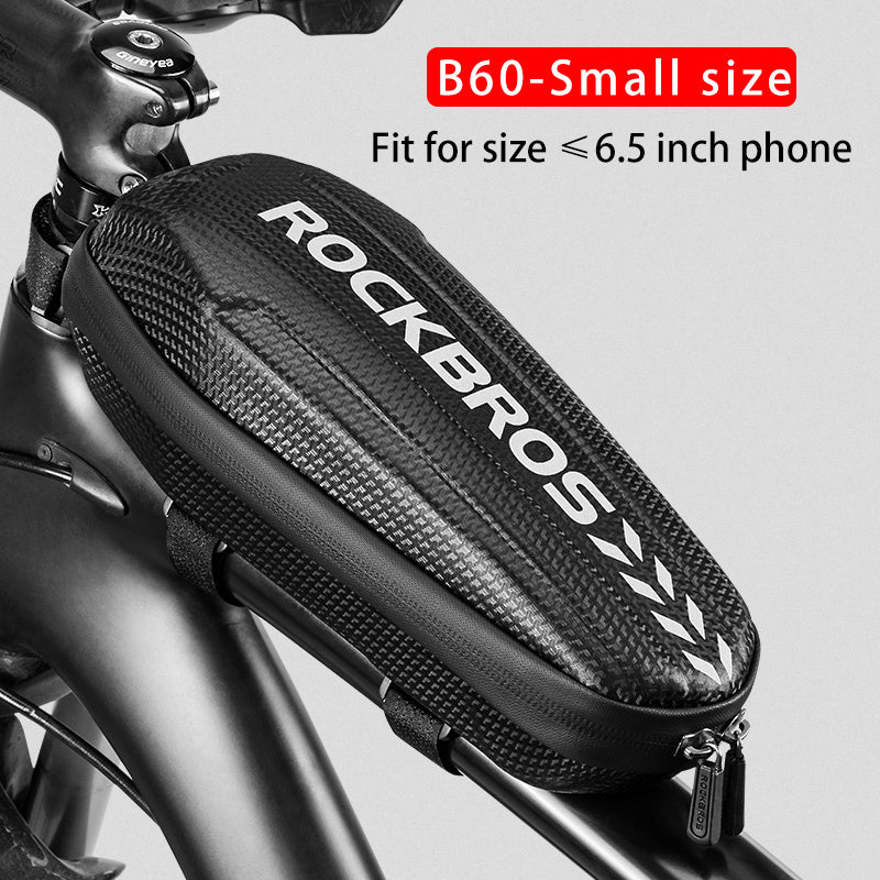 Bicycle bag front bag hard case upper tube bag