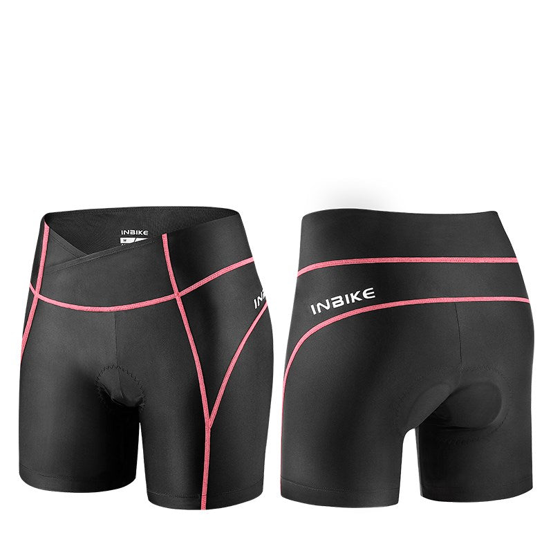 Women's road bike bicycle silicone pad bicycle pants
