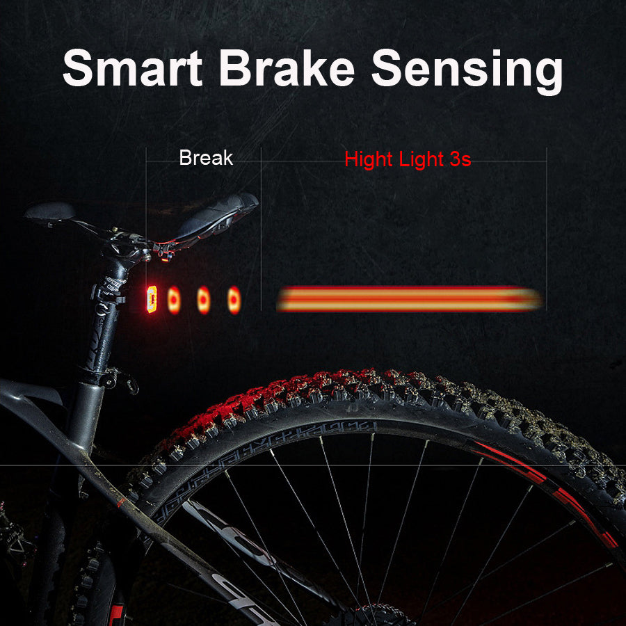 Usb Charging Road Bike Night Riding Taillight