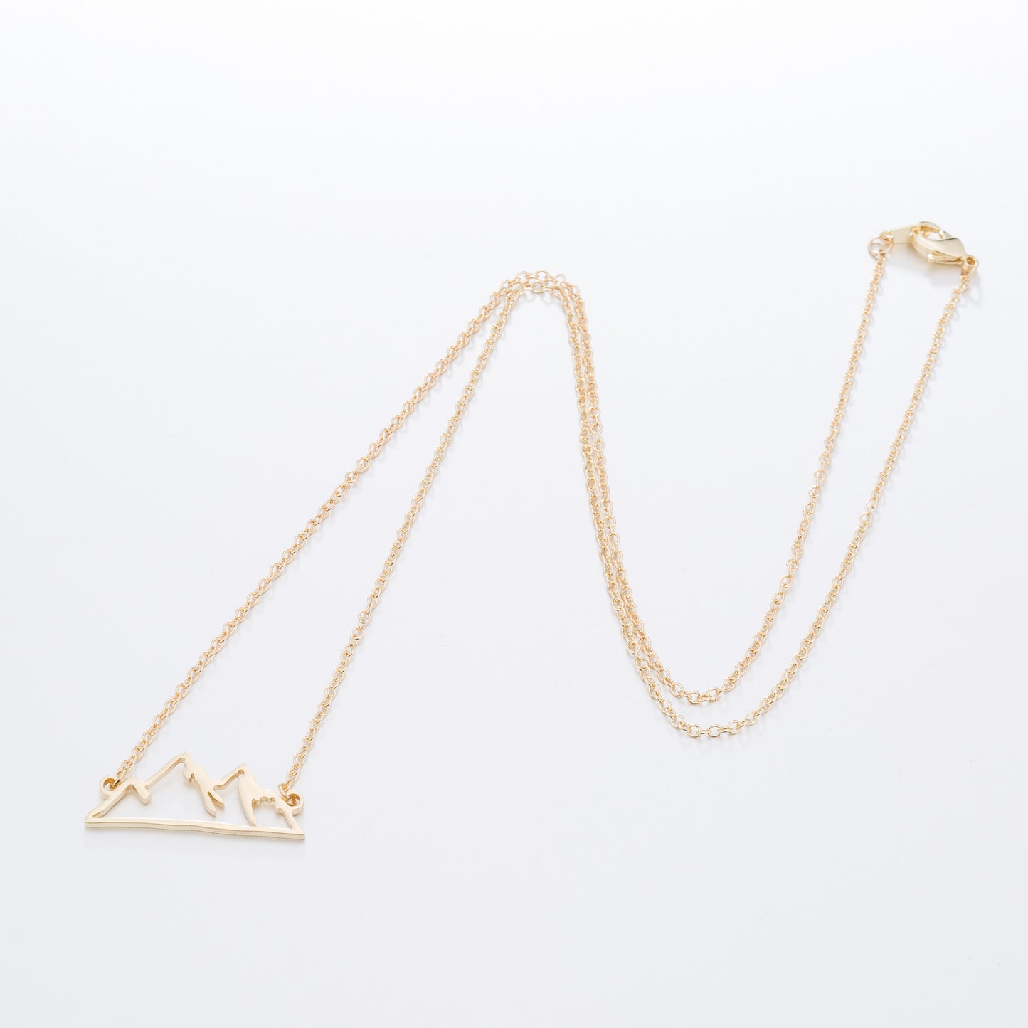 Fashion Mountain Personality Hollow Out Snow Mountain Ins Necklace Simple