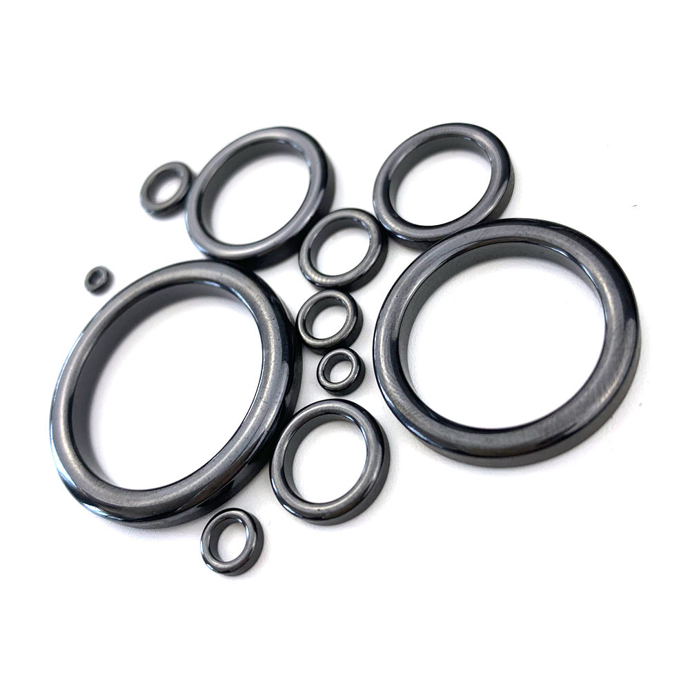 Fishing rod guide ring parts