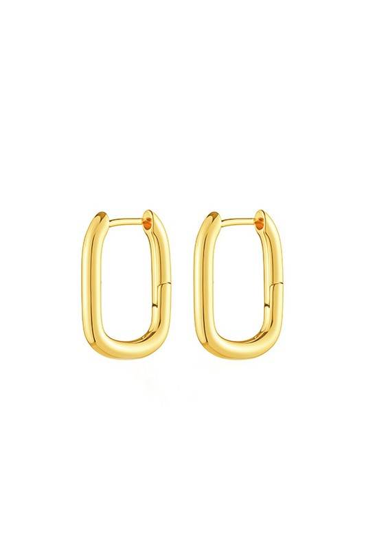 14K STAINLESS STEEL EVERYDAY HUGGIE EARRINGS