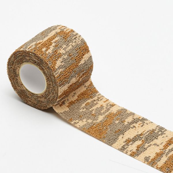 Non-woven Camouflage Bandage Hunting Camera Camouflage Tape Military Fans Telescopic Elastic Self-adhesive