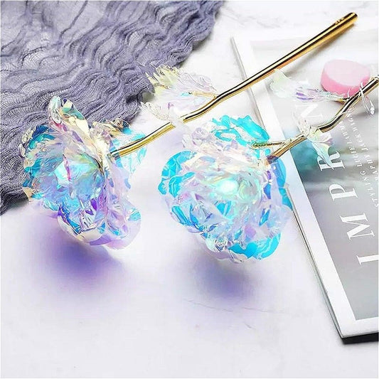 24k Aluminum Foil Lighting Rose Gift For Women Valentine's Day Mother's Day Birthday Thanksgiving Day Christmas Wedding Anniversary