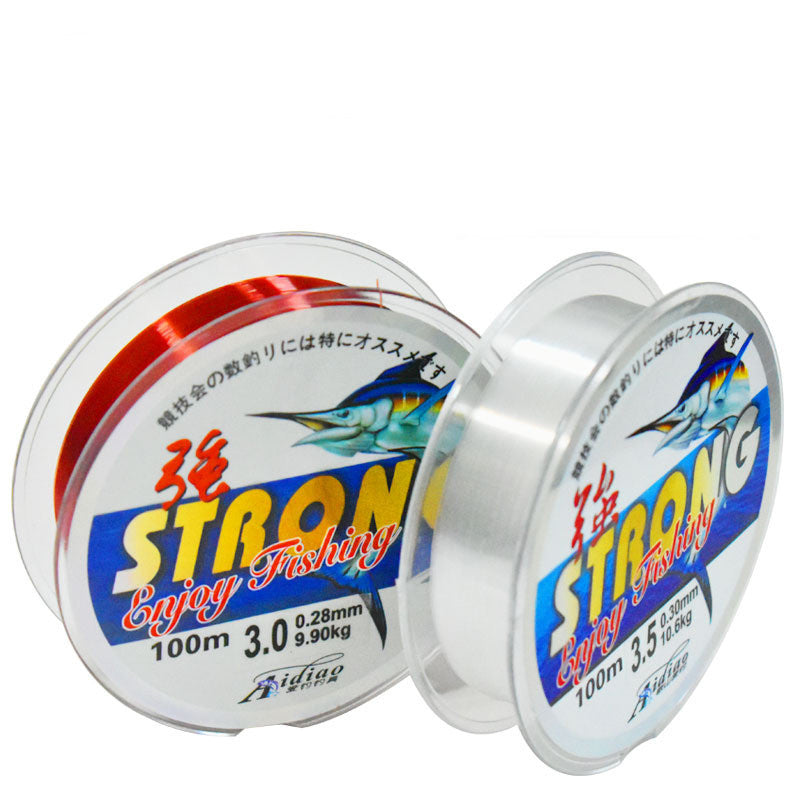 Transparent Nylon Fishing Reel Strong Pull Fishing Line Sub