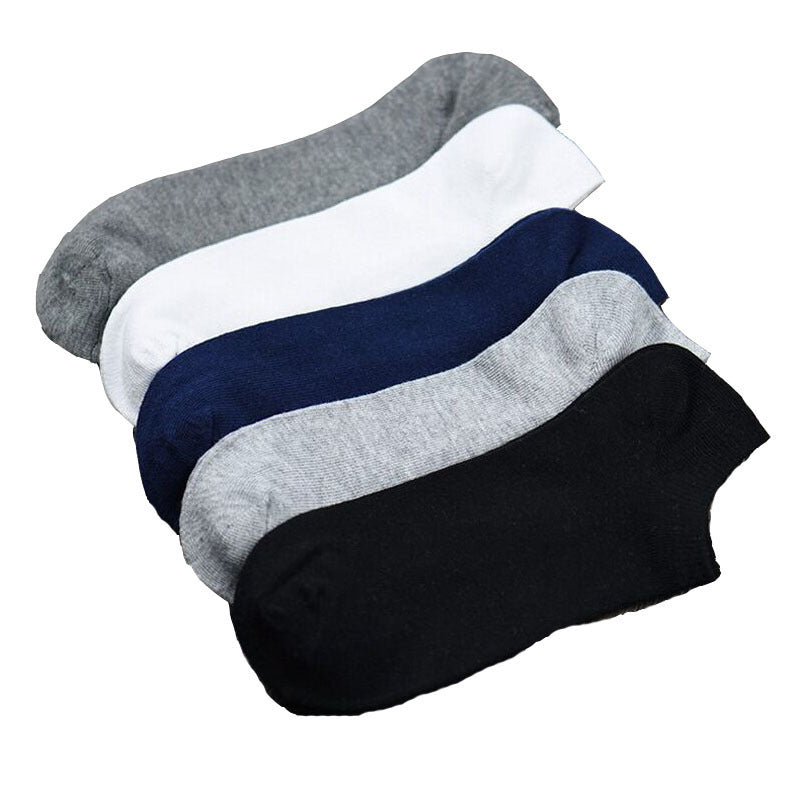 10 paires Cotton  men's boat socks