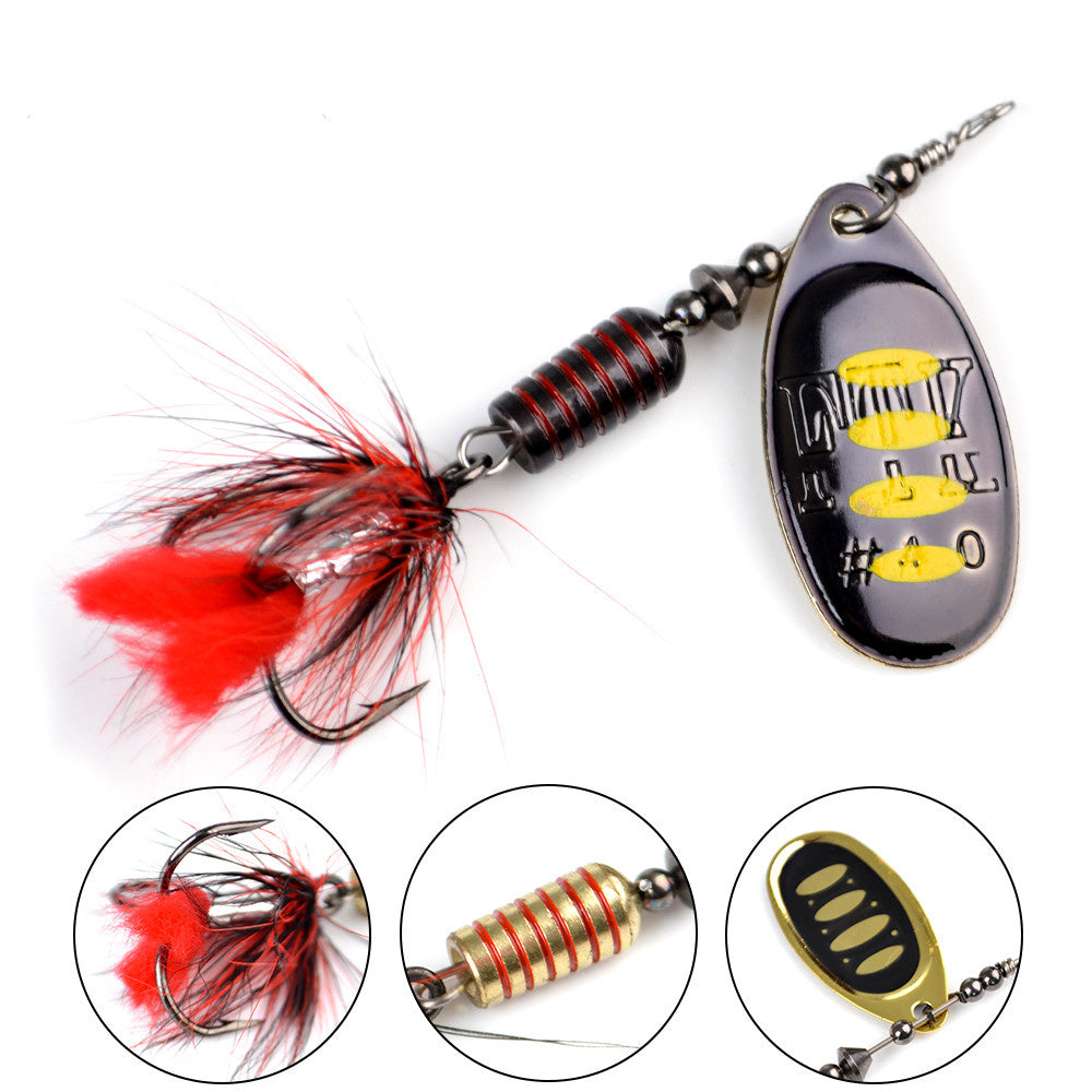 Special bionic bait fishing gear for rotating metal sea fishing