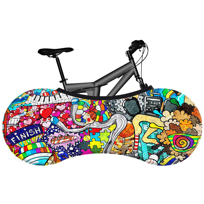 Bicycle dust and sun protection tire cover