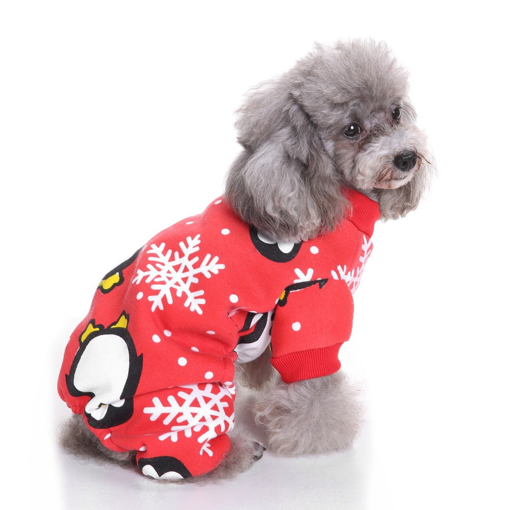 Holiday Pet Costume Clothes Suit