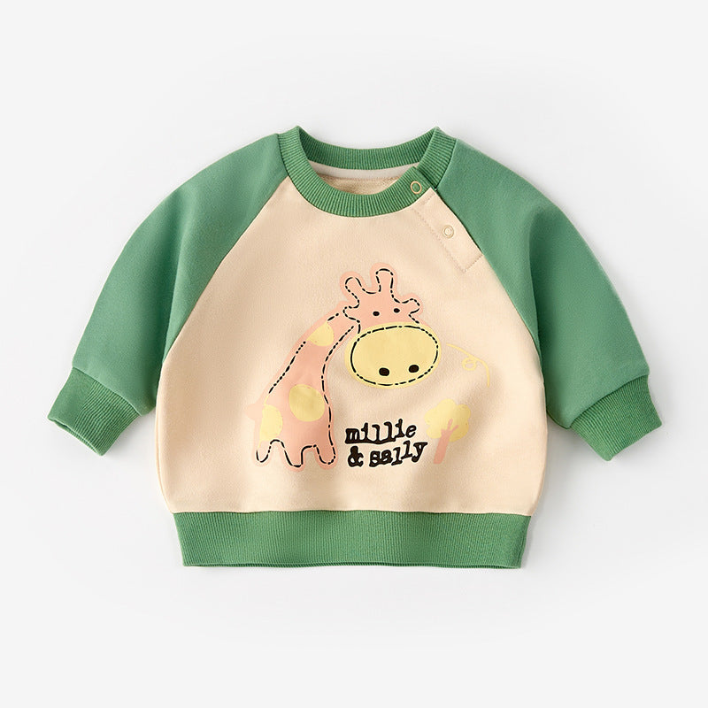 Children's autumn cotton sweater