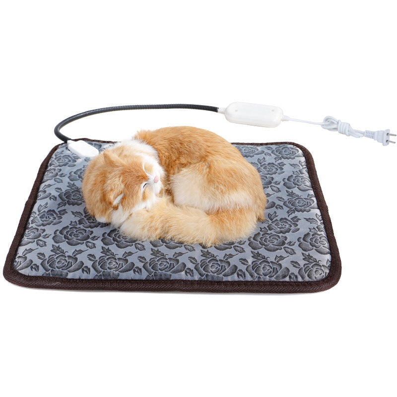 Pet Heating Pad For Dog Cat Heat Mat Indoor Electric Waterproof Dog Heated Pad With Chew Resistant Cord Winter Pet Blanket Warmer