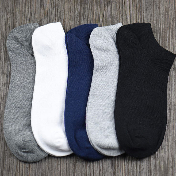 10 paires Cotton  men's boat socks