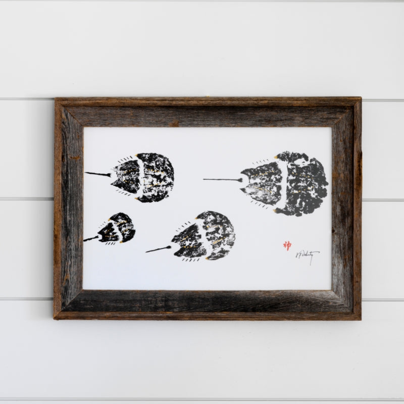 Coastal Art Crab Fish Ocean Artist Inspired