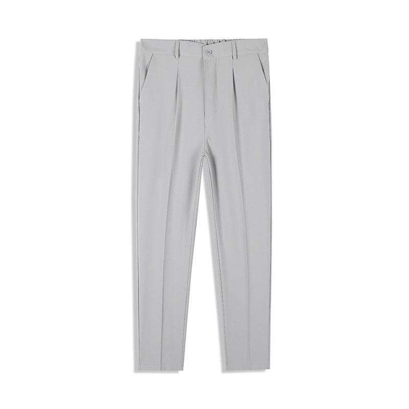 Autumn Wear Skinny Casual Draping All-matching Suit Pants