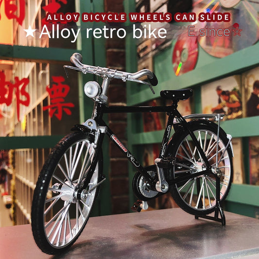 Retro 28 Bars Alloy Bike Model Ornaments