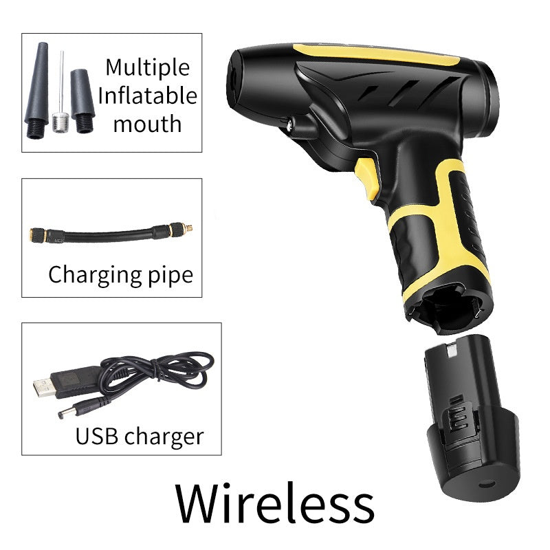 Wireless handheld air pump