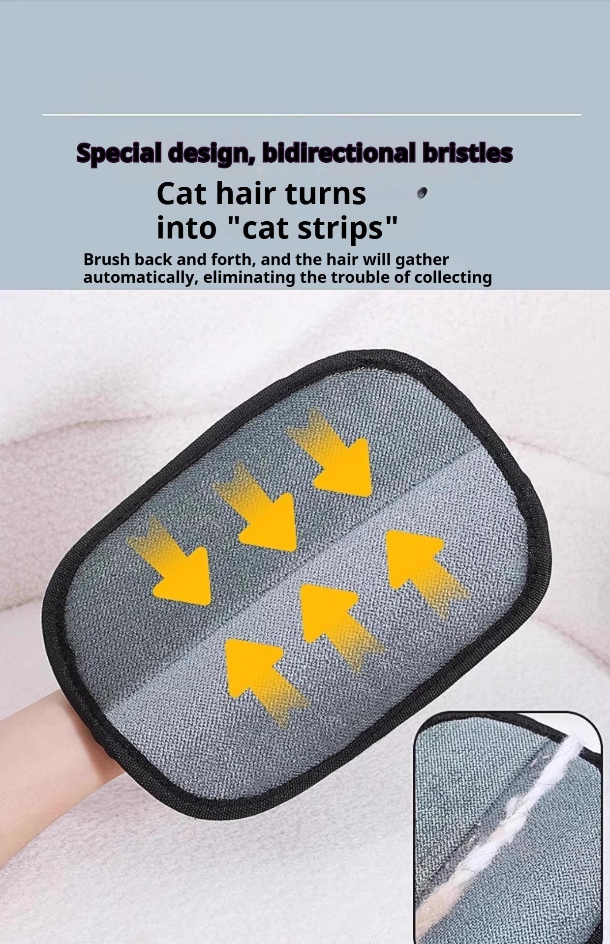 Household Pet Electrostatic Hair Removal Gloves