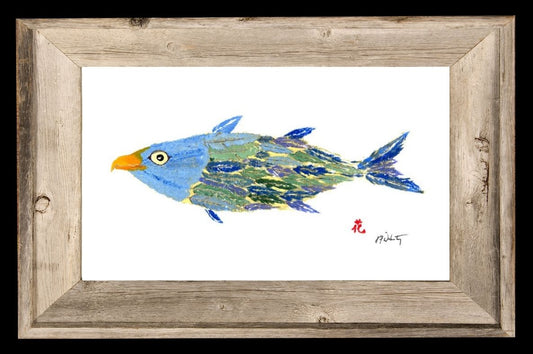 Coastal Art Gyotaku Fish Ocean Artist Inspired