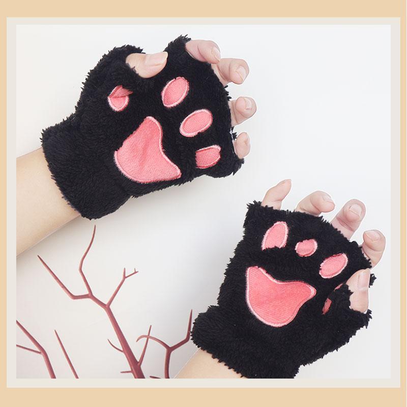 Women's Gloves Winter Student Autumn And Winter Warm With Velvet