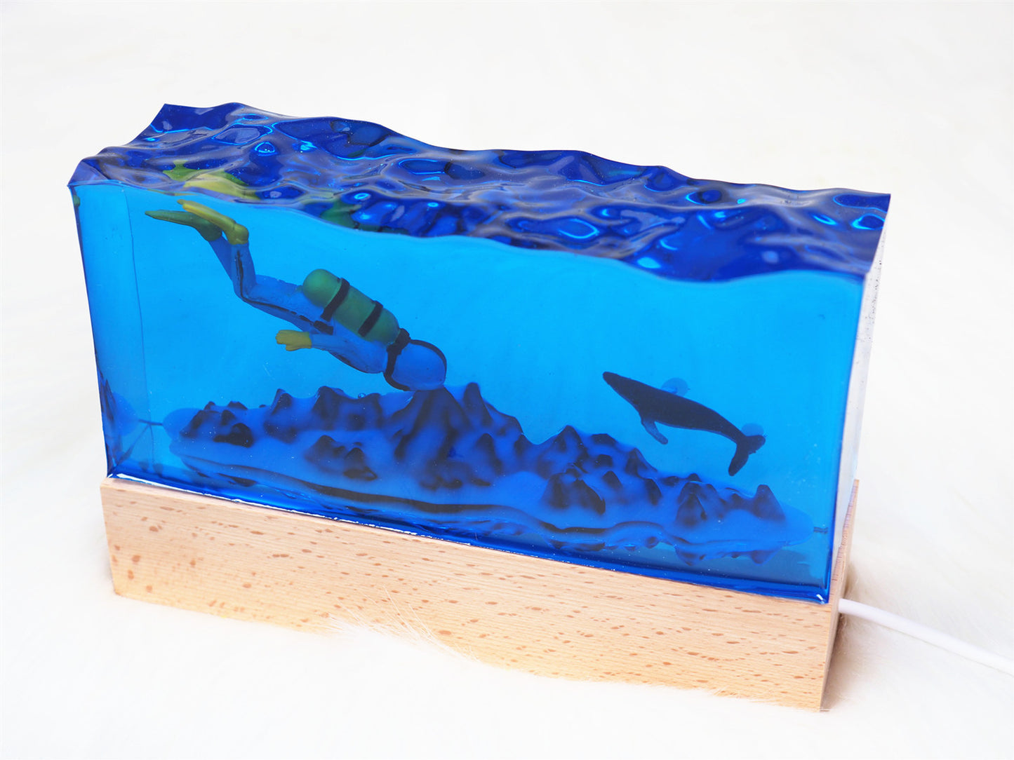 Diy Crystal Resin Epoxy Mountain Sea Wave Sea Water Surface Mountain Sea Mirror Silicone Mold